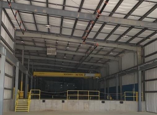 Warehouse shed construction