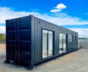 Shipping Container black office