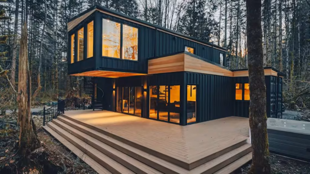 Shipping Container black house