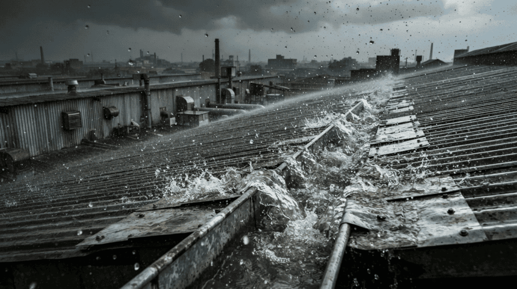 Monsoon downpour testing steel shed maintenance Pakistan industrial facilities